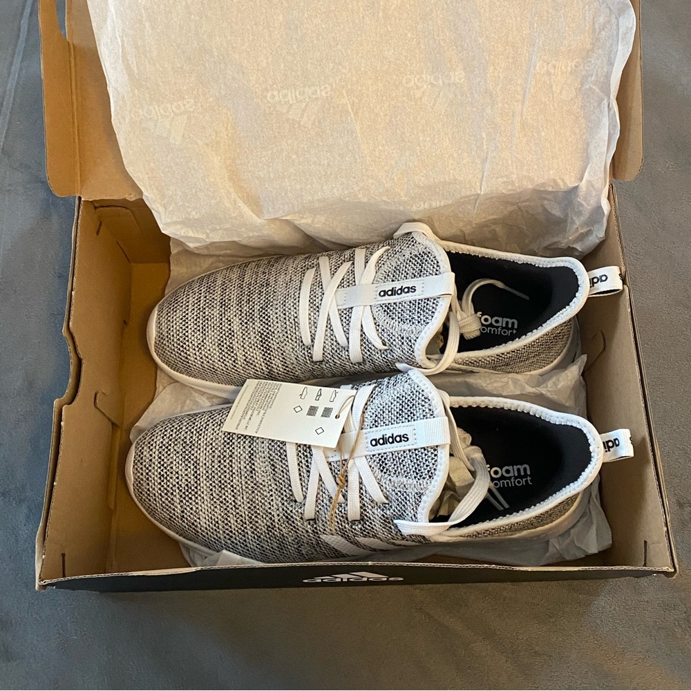 NWT and box Adidas running shoes size 10